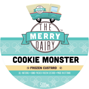 Cookie Monster Frozen Custard Pints!
