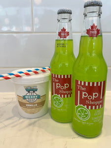 Pop Shoppe Lime Float Kit Merry Dairy Float Kit