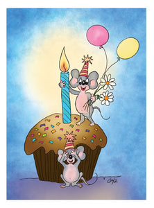 Surprise! Happy Birthday! Cards by Jacinta INK