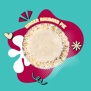Ginger Rhubarb Pie! (SF) Summer Ice Cream Pies!