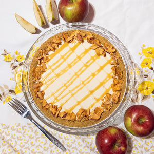 Vegan Caramel Apple Pie (V/GF/SF) Thanksgiving Ice Cream Pies!