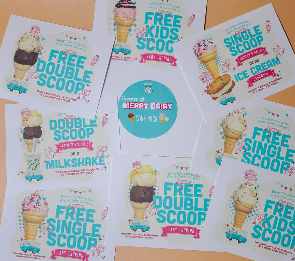 Summer of Merry Dairy Loot Bag Card 8-Pack!
