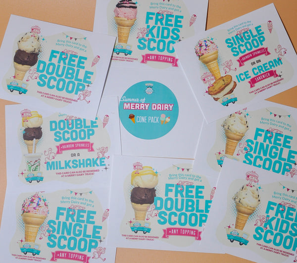 Summer of Merry Dairy Loot Bag Card 8-Pack!