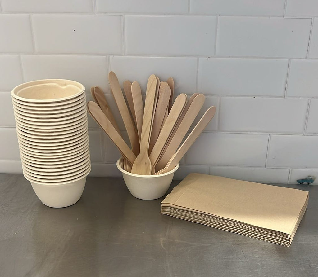 Party Coolers: Extra pack of cups, spoons, napkins (25 cups/spoons)