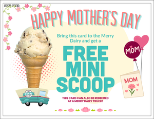 Mini cone no topping Mothers Day Cone Cards!
