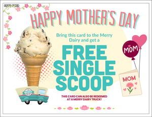 Single Scoop Mothers Day Cone Cards!