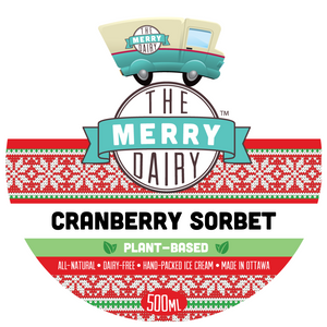 Cranberry Sorbet (V/GF/SF/A) Pints!