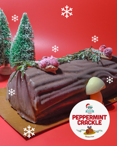 Peppermint Crackle (GF) Woodland Wonderland Yule Logs!