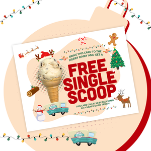 Single Scoop Holiday Stocking Stuffer Cards!