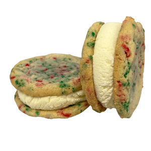 Holiday Funfetti / Vegan Mint Chip (V/GF) Ice Cream Sandwiches