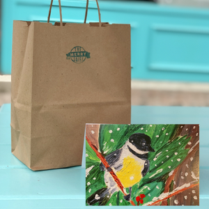 Yellow Belly Snowfall Cards By Francie! Creatures of Habit-at