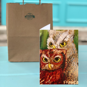 Owls of a feather Cards By Francie! Creatures of Habit-at