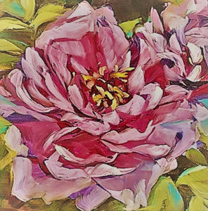 Peony razzle dazzle Billet Doux - Cards by Maria Connell